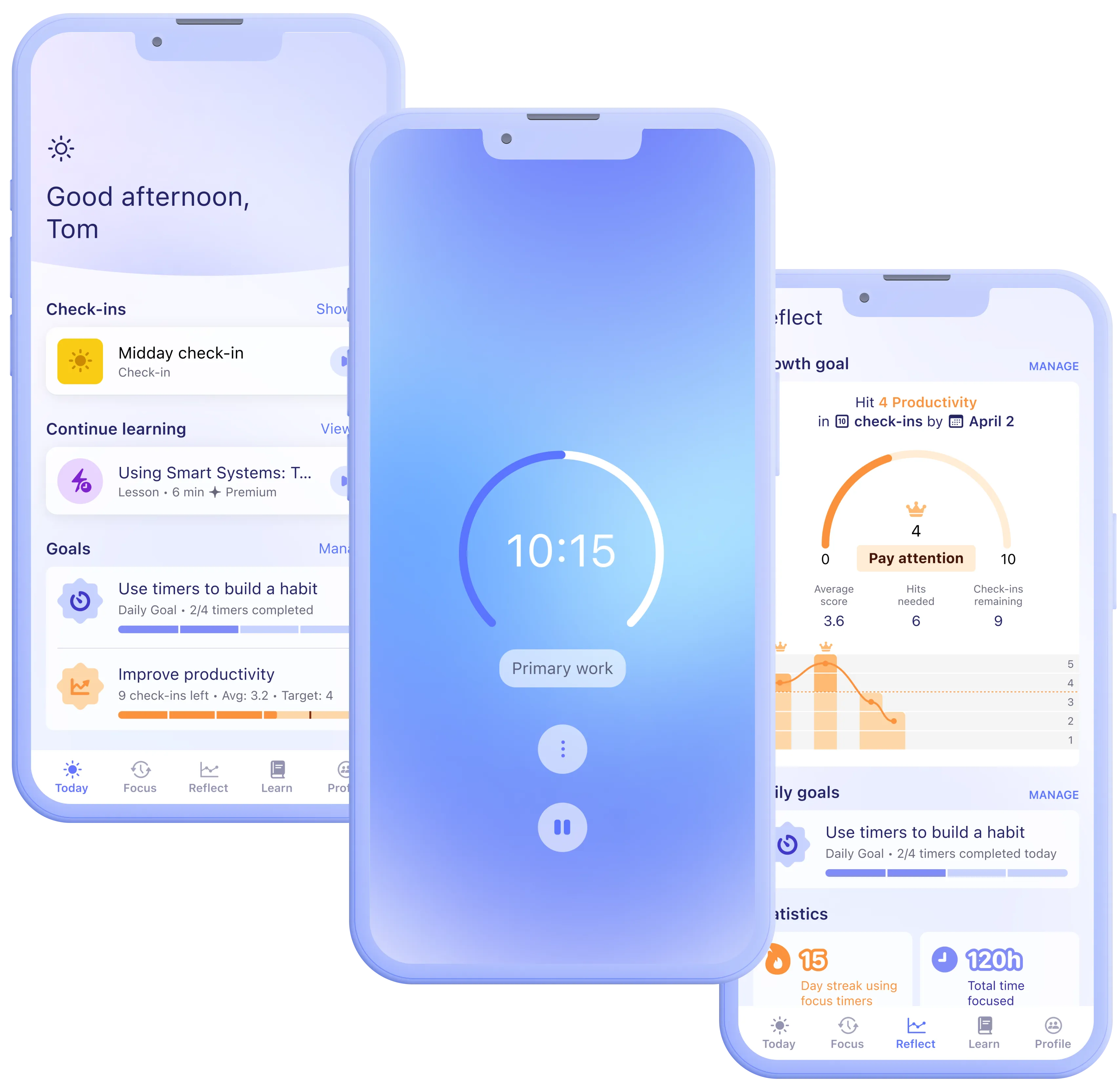 Mockup images showing designs related to the MakeTimeFlow project