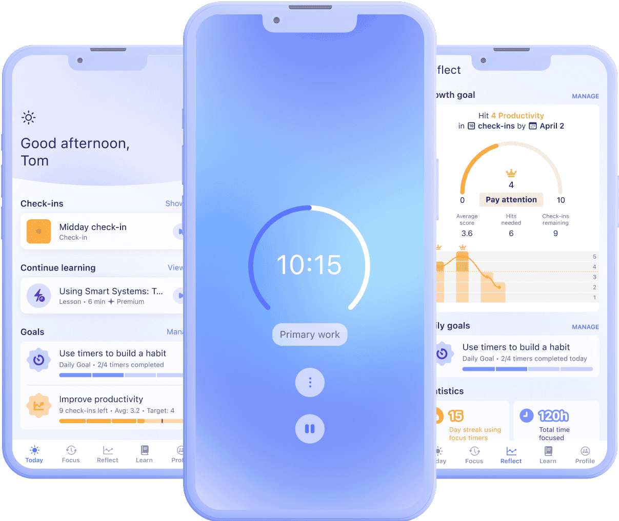 Mockup images showing designs related to the MakeTimeFlow project